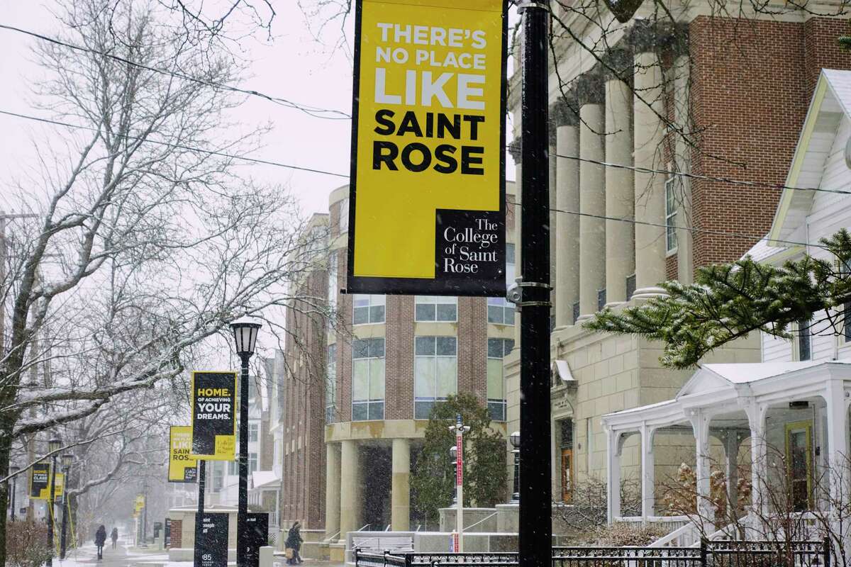 A view of The College of St. Rose on Wednesday, Dec. 9, 2020, in Albany, N.Y. The College of Saint Rose announced that it will end 16 bachelor degree, six master degree and three certificate programs to save money going forward. (Paul Buckowski/Times Union)