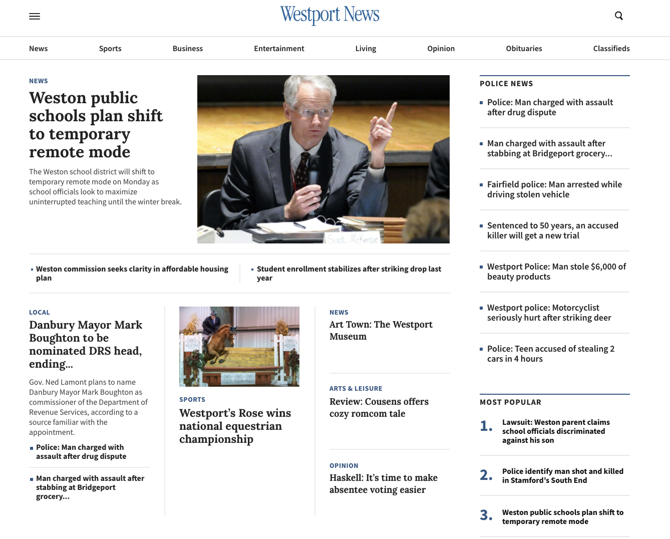 Welcome to the new Westport News com