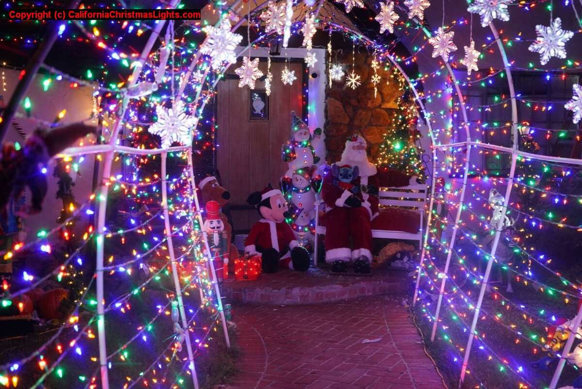 1450 Emory St., San Jose, Santa Clara County, 95126 A new edition to the Bay Area holiday lights, this display in San Jose will have music broadcasting on an FM radio from 5 to 10 p.m. nightly. There will also be snow from 5 to 8 p.m., when it’s not raining. Donations for Second Harvest Food Bank are also accepted.