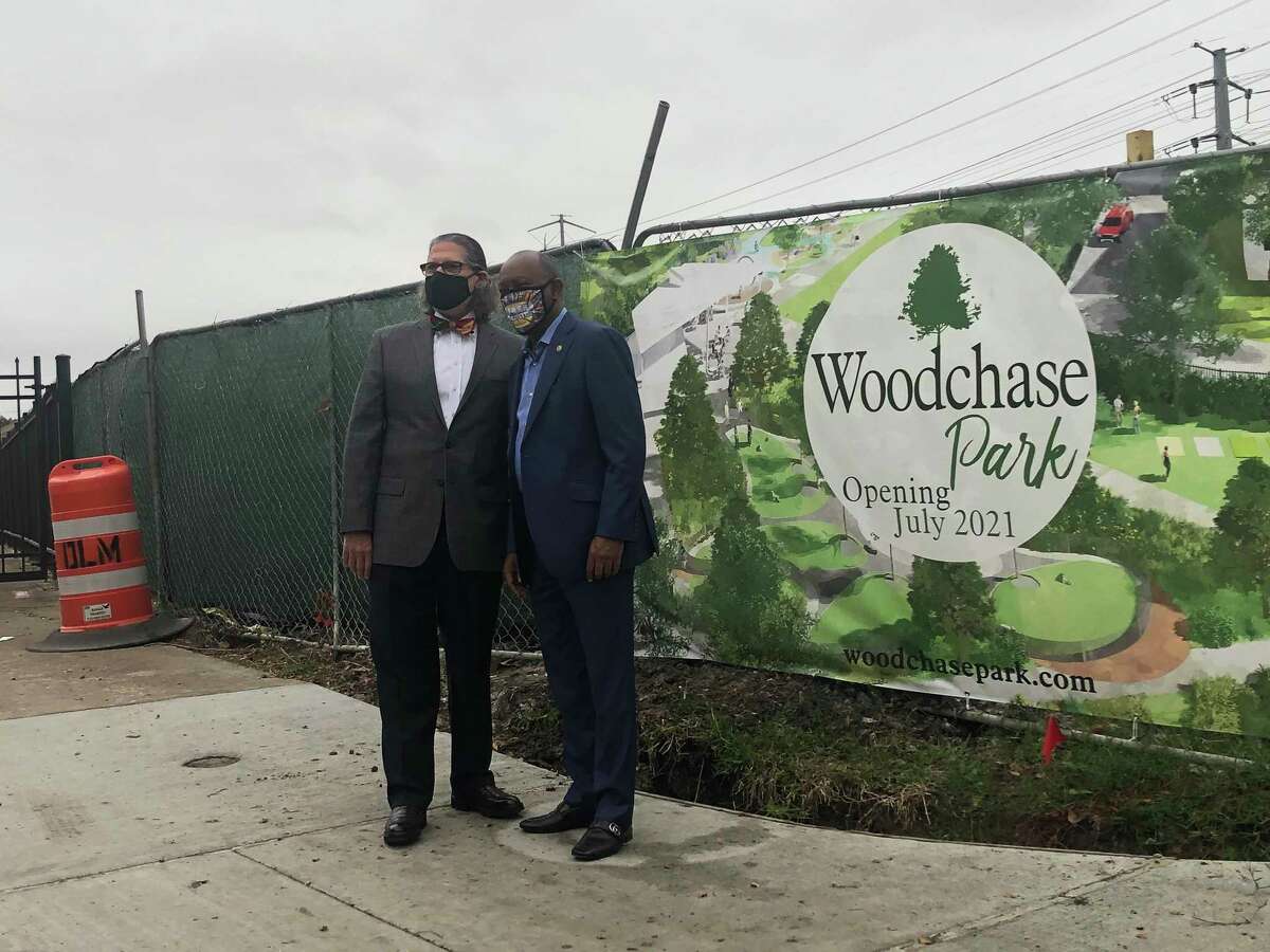 Mayor Turner checks out Westchase District's 1.7 acre park-to-be
