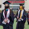 Graduates wait to get their degrees. After a limited graduation ceremony in the spring due to Covid restrictions, Lamar University graduated many members for the Class of 2020 Friday afternoon. Photo made on December 11, 2020. Fran Ruchalski/The Enterprise
