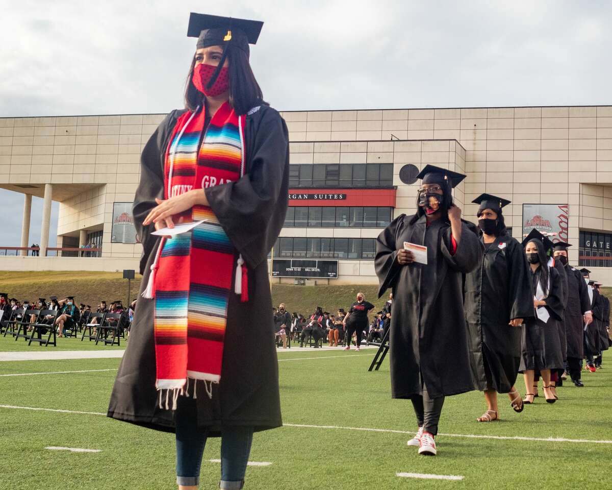 Lamar University celebrates graduates with inperson commencement
