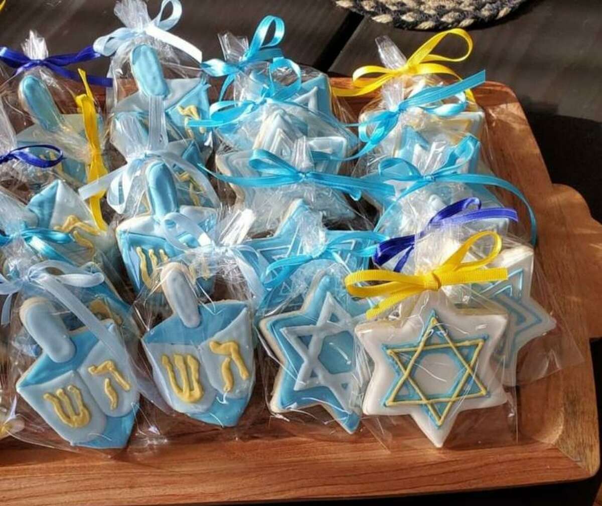 Hanukkah cookies will be available at Emily’s Baking Company’s next pop-up shop Dec. 19.