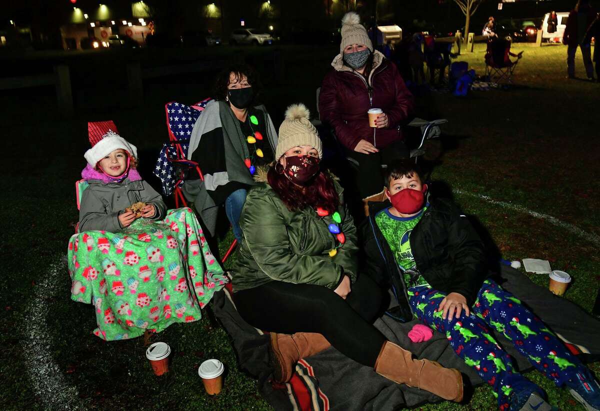Celebrate Shelton holds its seventh annual community tree lighting Friday, December 11, 2020, at the Rotary Pavilion at Veteran’s Memorial Park in Shelton, Conn. In addition to the tree lighting and the visit from Santa and Mrs. Claus, the event featured an ice sculpture demonstration by Ice Matters; a fire dance performance with Sarotonin Performance Arts; and a holiday dance party. The community tree lighting was sponsored by the city, Center Stage Theatre, Apple Rehab, Jones Family Farm, Echo Hose Hook & Ladder Co. 1 and Valley Community Foundation.