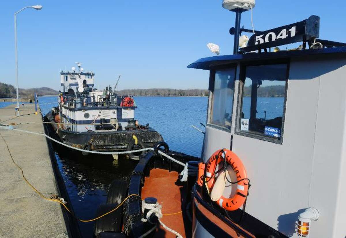 Tugboats will be used to help break up ice in the Erie Canal this winter.