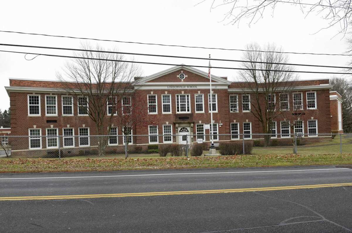 Exterior of Loudonville Elementary school on Monday, Dec. 14, 2020 in Colonie, N.Y. (Lori Van Buren/Times Union)