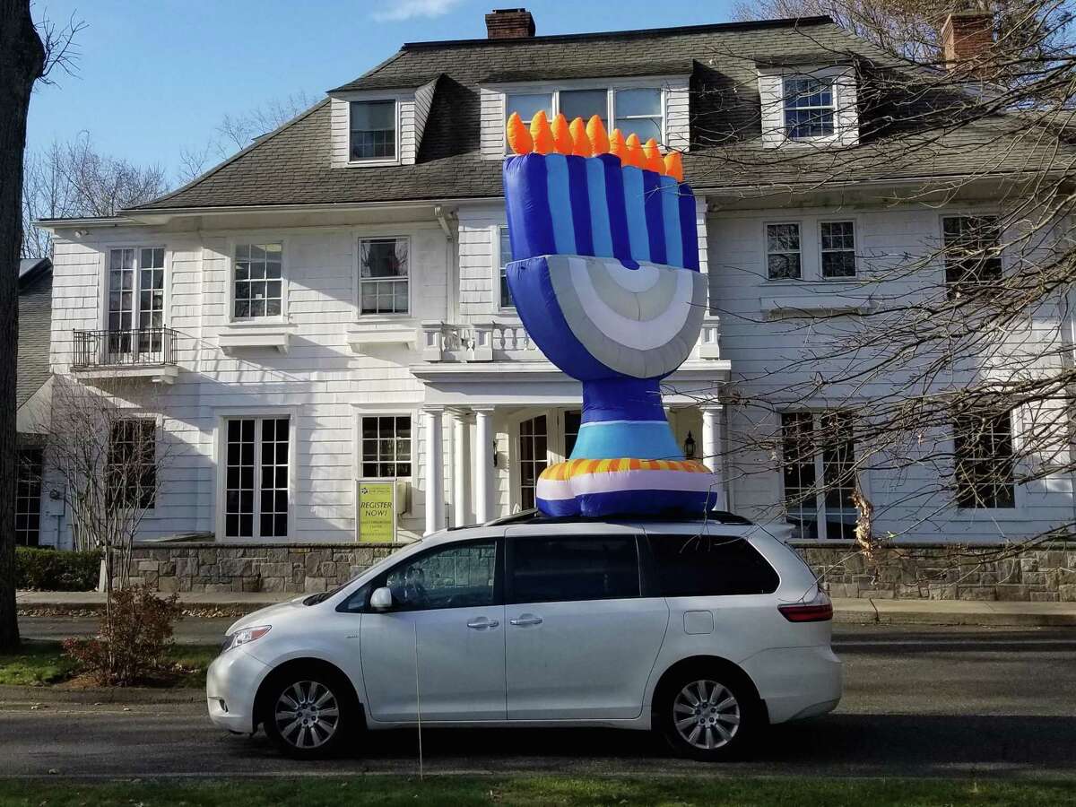 Congregation Shir Shalom has a "menorah mobile" that has been spreading what Rabbi David Reiner described as the "light and joy" of  Chanukah this year.