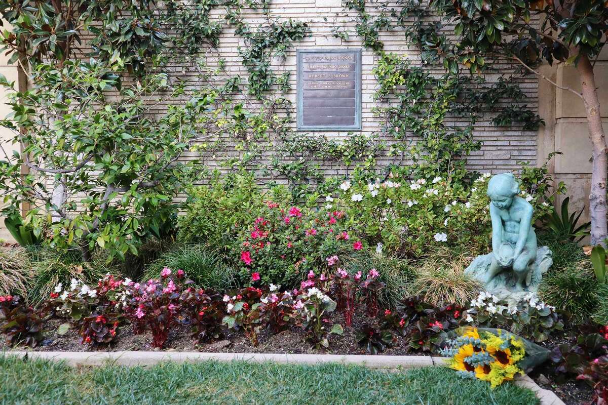 Walt Disney's memorial garden in Glendale, California