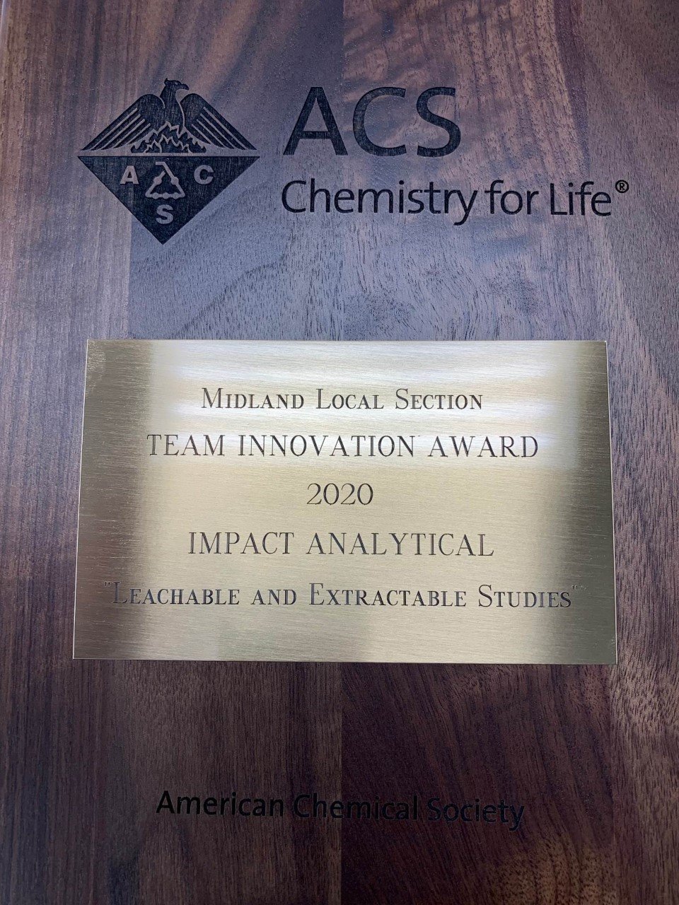 Impact Analytical wins Midland American Chemical Society award - Vimarsana News