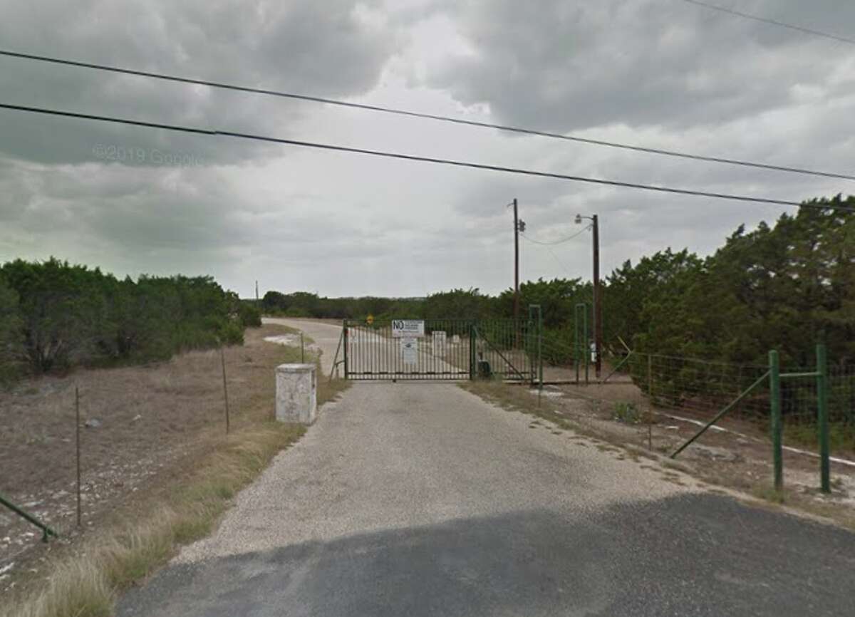 A retired Houston police officer was shot and killed Monday in Kerr County, officials said. The photo shows the location of the incident.