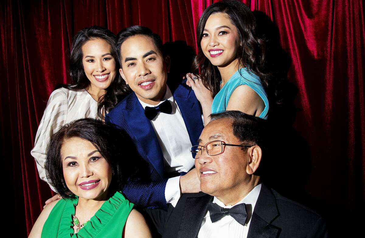 "House of Ho" is a reality show following the Ho family in Houston. Binh and Hue Ho (front) immigrated to the United States from Vietnam. Also pictured are their son Washington Ho, center, his wife Lesley, left, and their daughter Judy Ho.