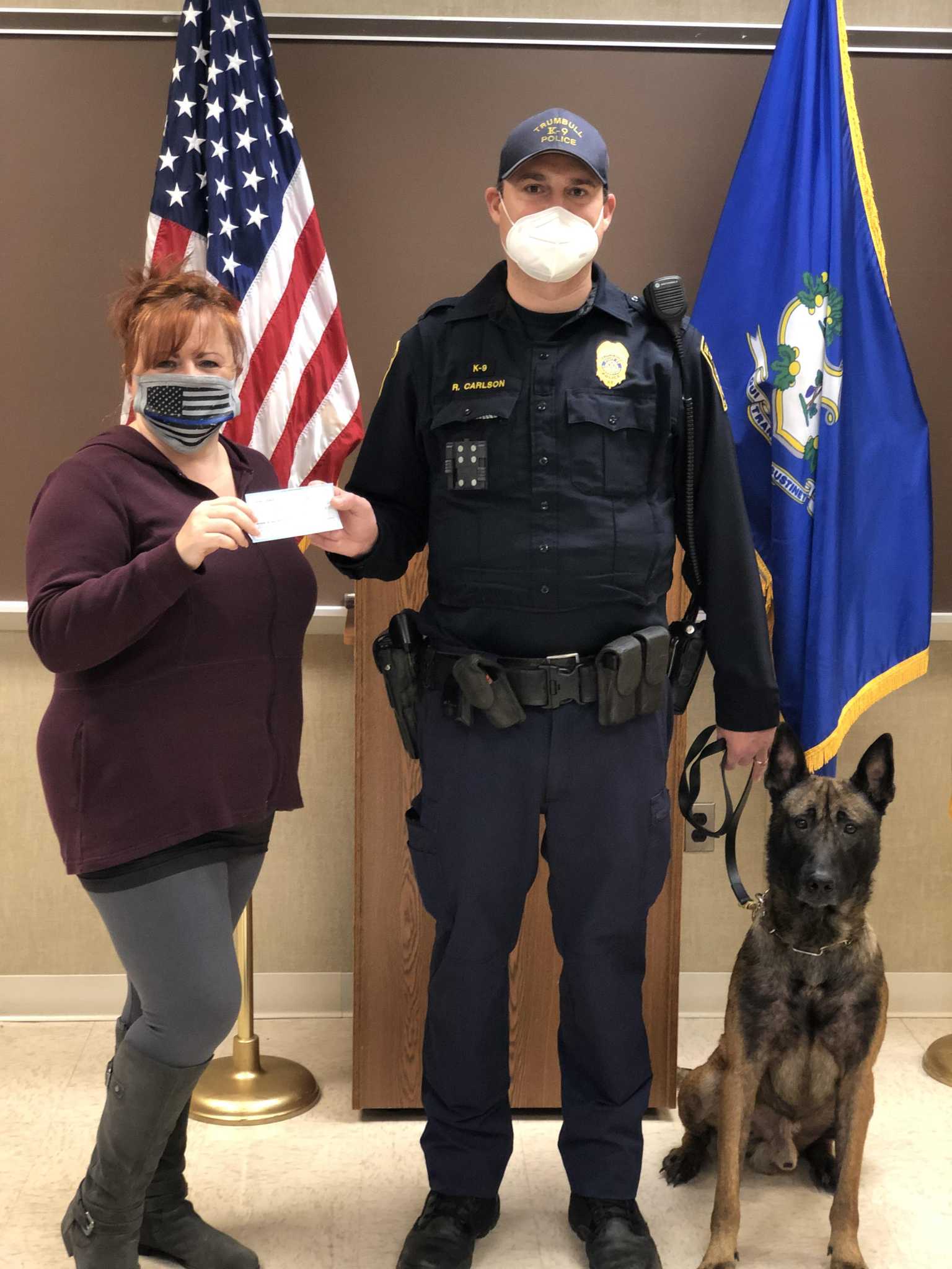 Bulletproof vests — for dogs. Community donations protect Trumbull K9s