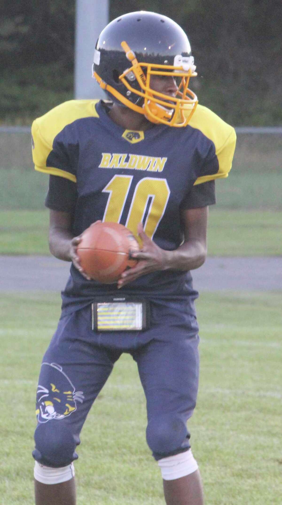 Baldwin's Carmelo Lindsey was among four Panther football players to earn all-conference honors. (Star file photo)