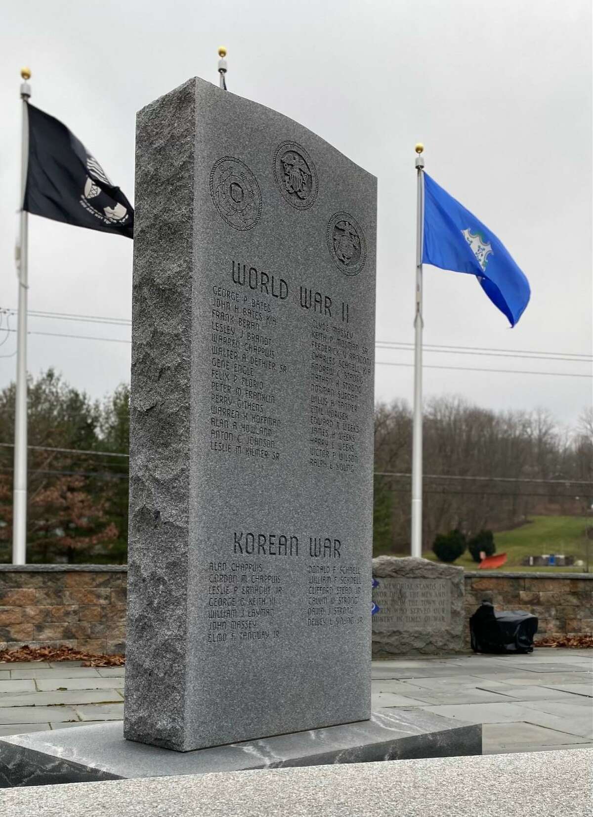 Spectrum/The town of Warren has a dedicated war memorial to pay tribute to those who serve. December 2020. For Spectrum Images 12/25/20
