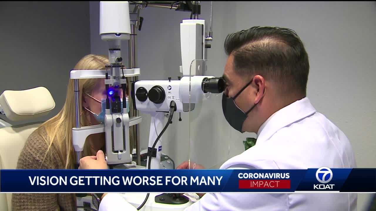 Screens, masks and eye problems Optometrists seeing pandemic related