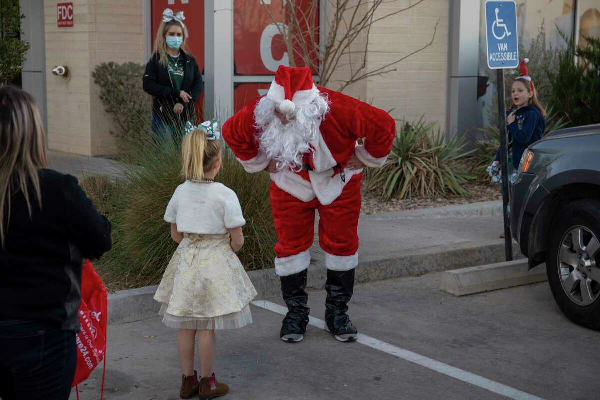 Scenes from Socially Distance with Santa hosted by SignatureCare Emergency Center on Thursday, Dec. 17, 2020 at 5409 West Wadley Ave. Jacy Lewis/Reporter-Telegram