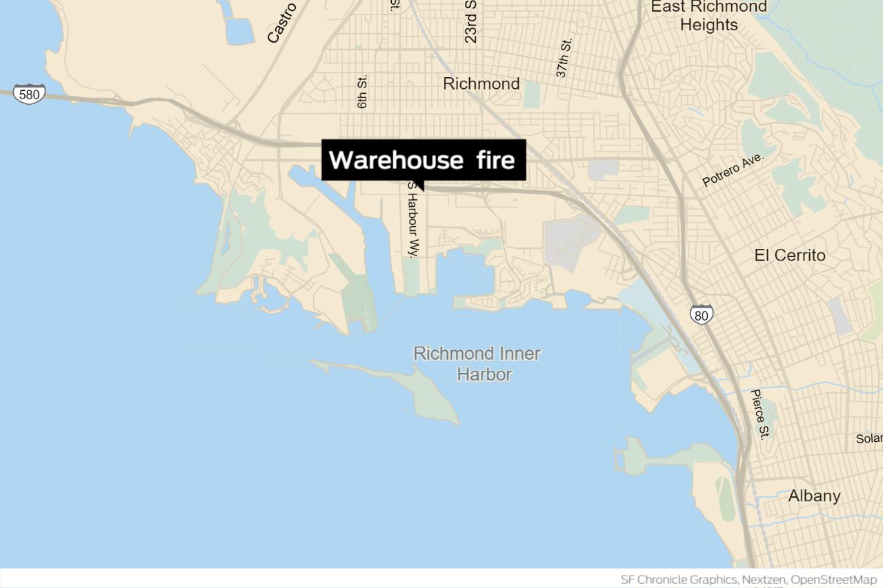 Flames engulf Richmond warehouse - Vimarsana News