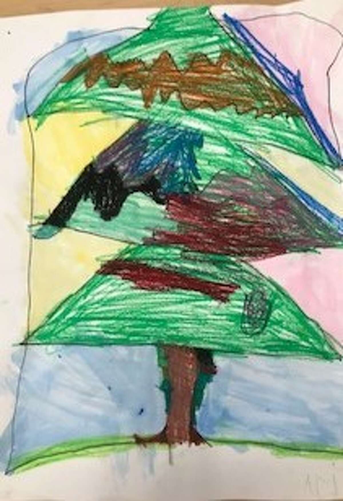 An entry from school children around the Capital Region for the 2020 Holiday Card Contest.