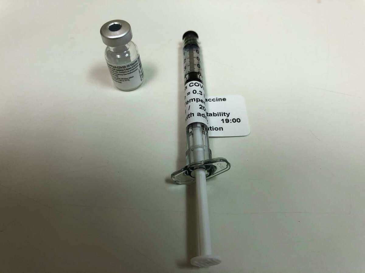 Pfizer-BioNTech COVID-19 vaccine vial