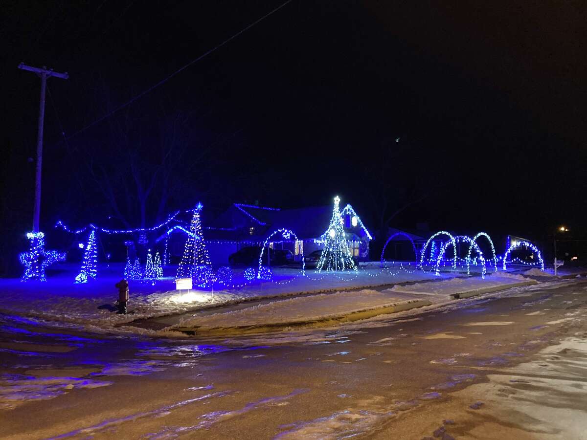 Manistee County has decorated for Christmas, lighting up the darkest night of the year.