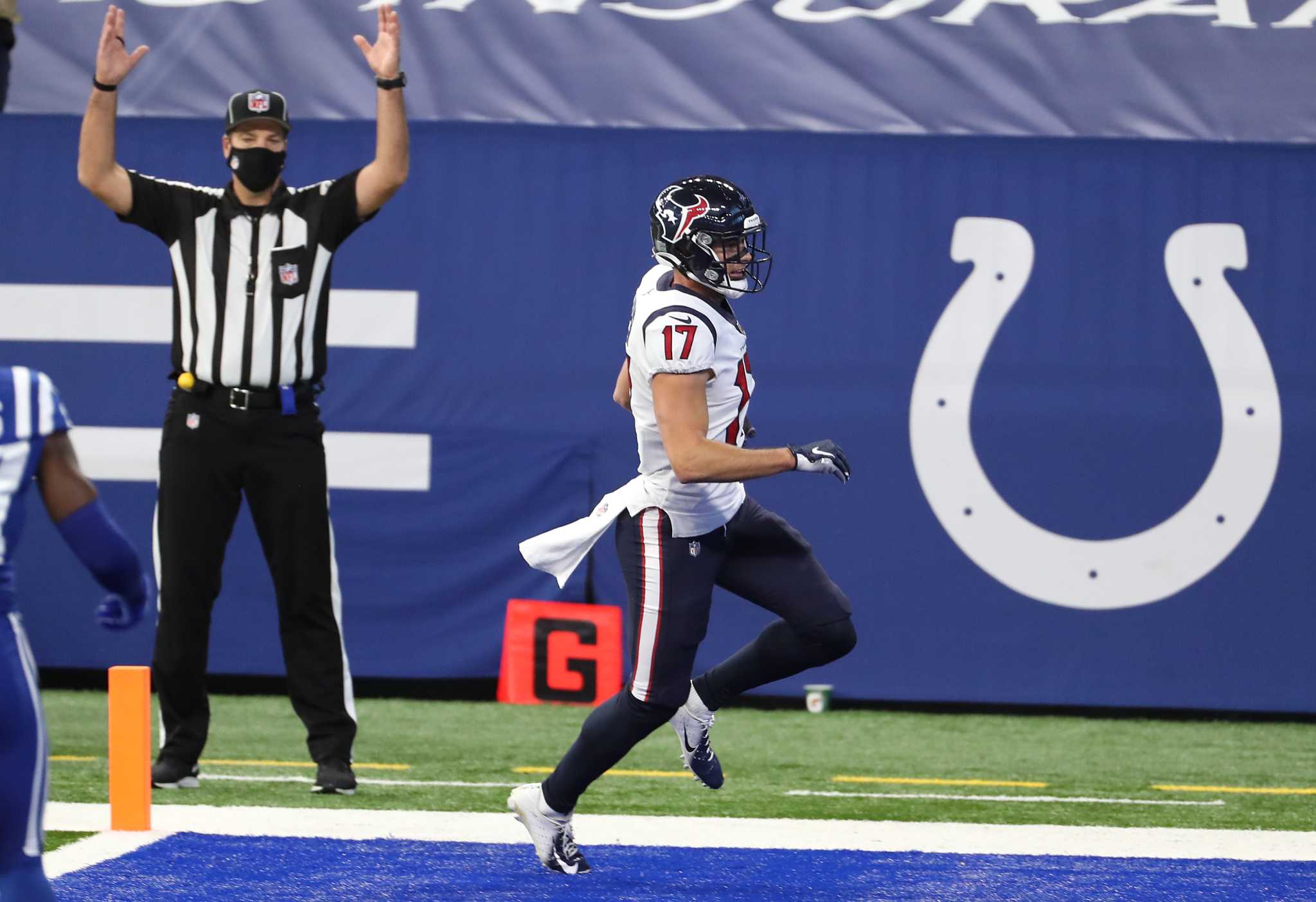 Texans' Chad Hansen travels 'long journey' to first touchdown