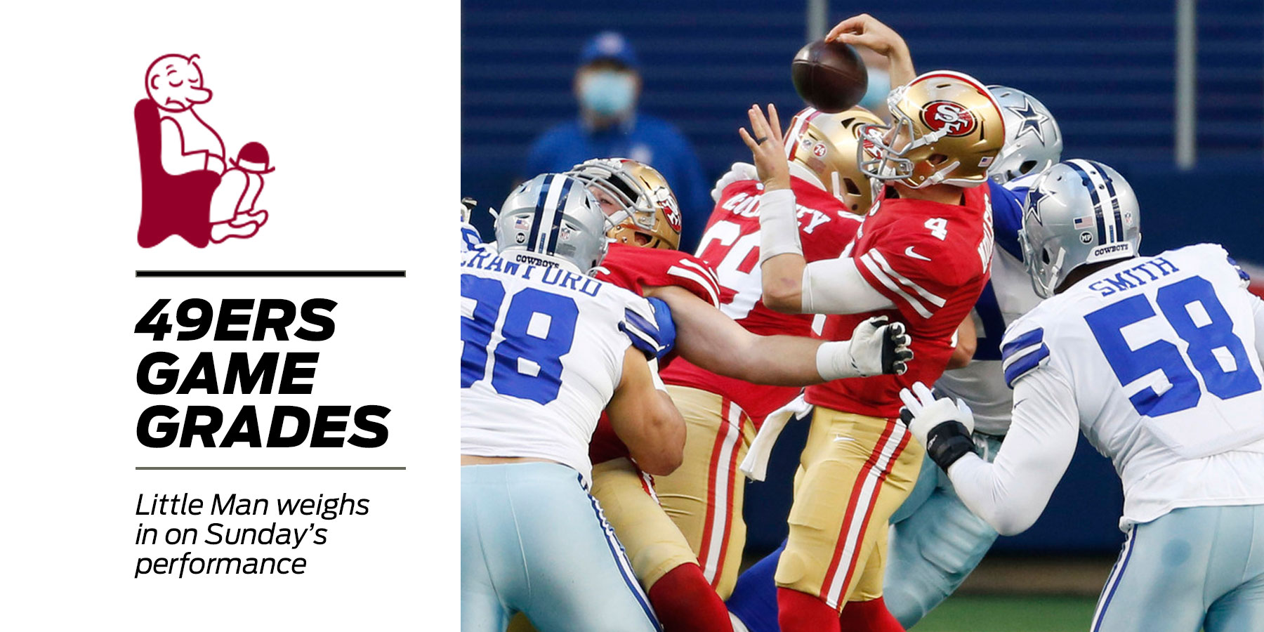 49ers’ game review vs. Cowboys Offensive ineptitude again erases a