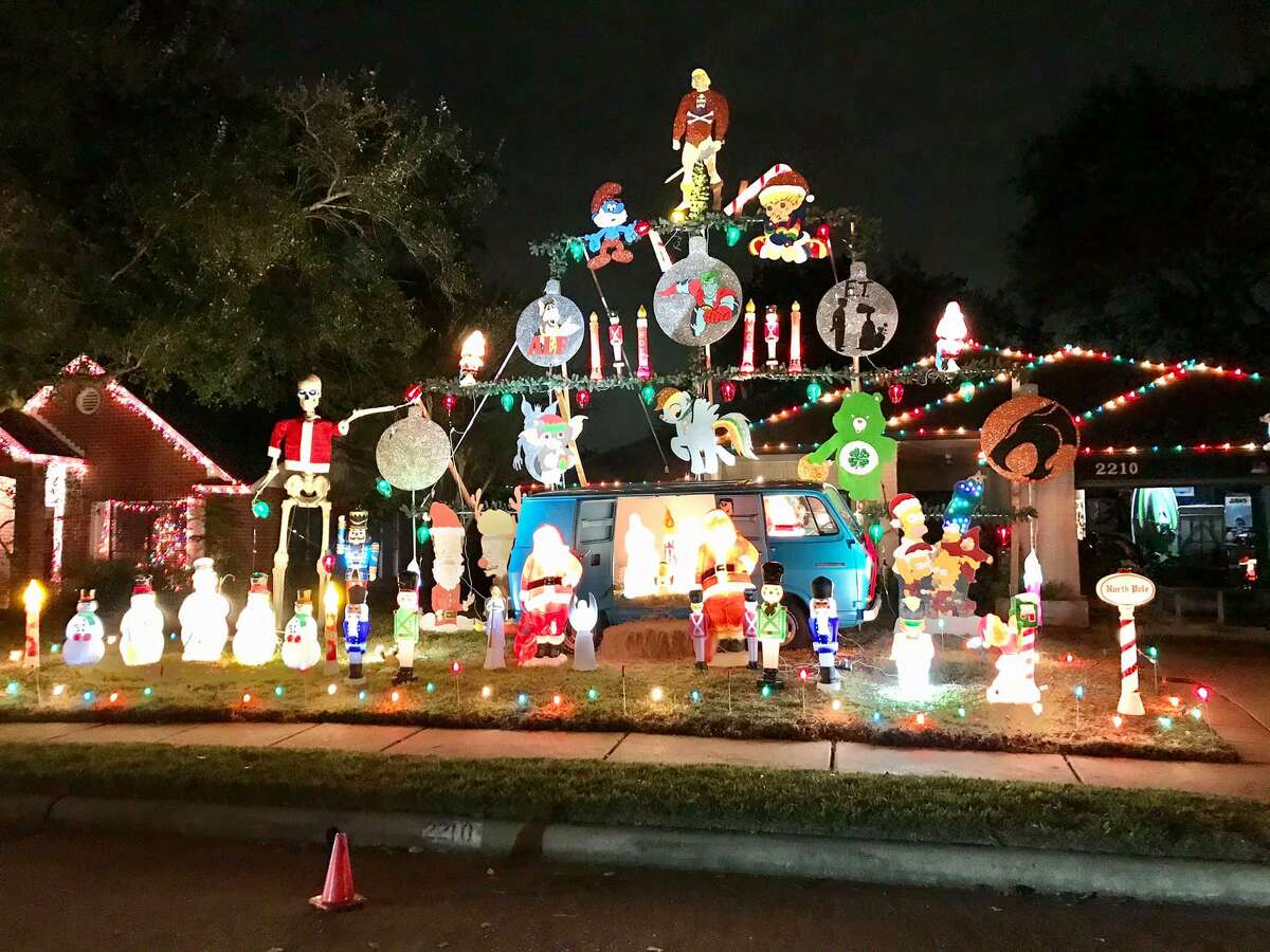 2020 Christmas Light Map Spread A Little Joy': Pecan Grove Family Goes All Out With 40-Foot Christmas  Light Display