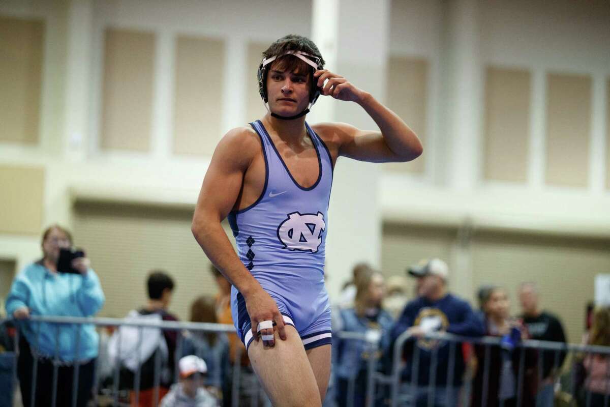 Gino Esposito is a redshirt junior wrestling at 149 pounds for North Carolina head coach Coleman Scott.