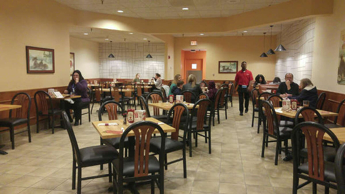 Olga’s Kitchen in the Alton Square Mall has been named the RiverBend Growth Association’s Small Business of the Month. This October 2019 photo shows the restaurant following the remodel of its mall location.