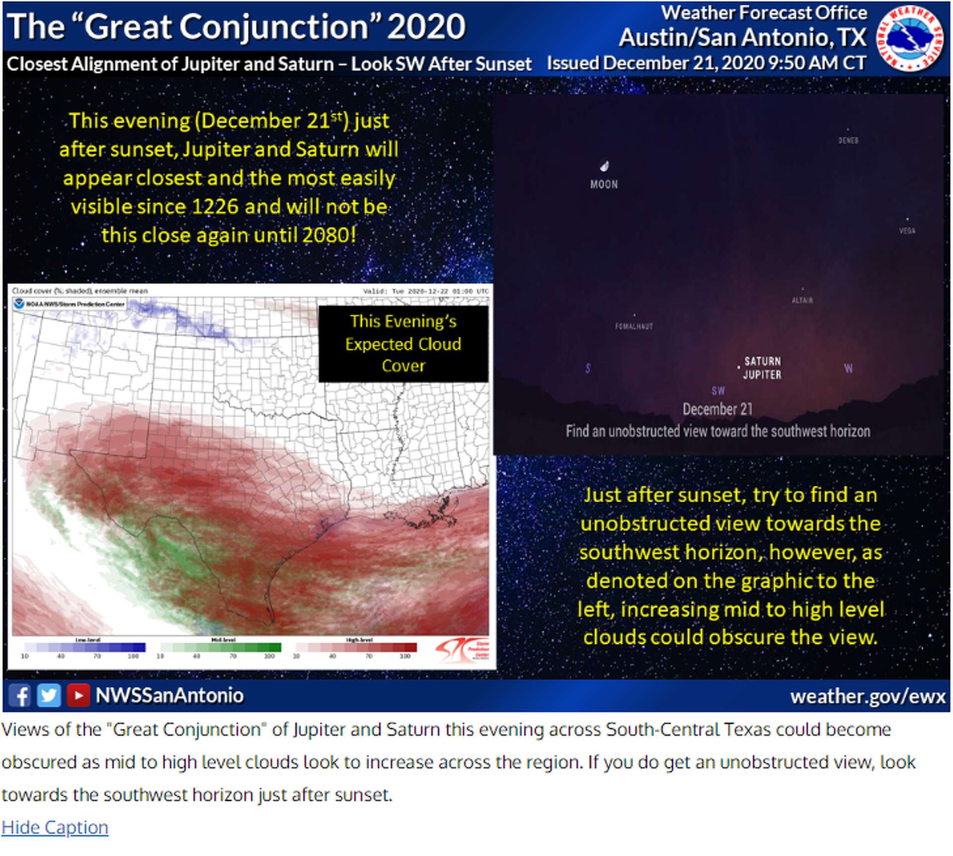 How to see the Christmas Star in San Antonio — if weather cooperates