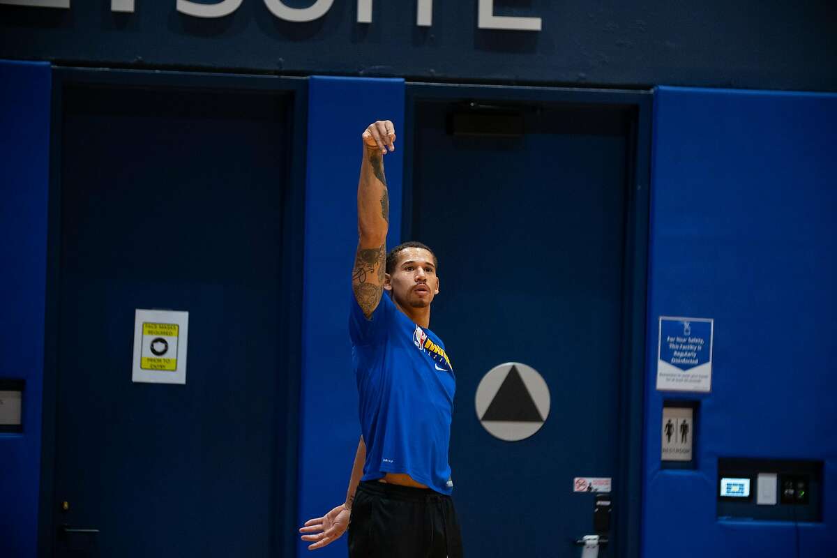 Juan Toscano-Anderson at the Golden State Warriors’ practice at Chase Center in San Francisco, Calif. on Thursday, Dec. 10, 2020.