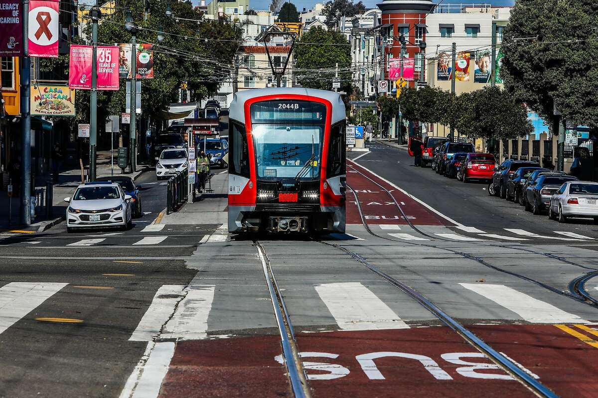 Muni's J-Church streetcar resumed service at the Balboa Park station in December, running between that station and Church and Duboce streets.