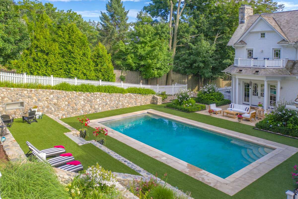 heated gunite pool