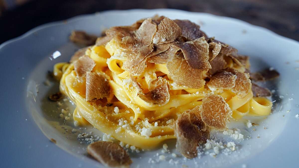 Truffle tagliatelle is one of the New Year's Eve specials from San Francisco restaurant Che Fico.