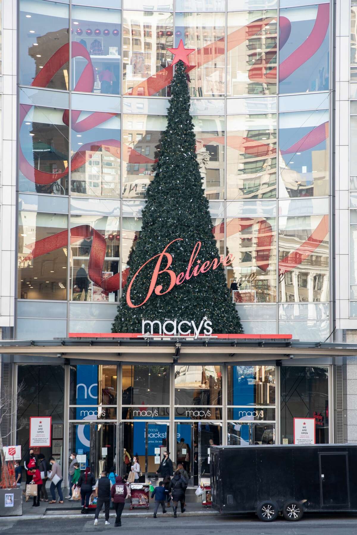 Union Square during the Christmas Holiday