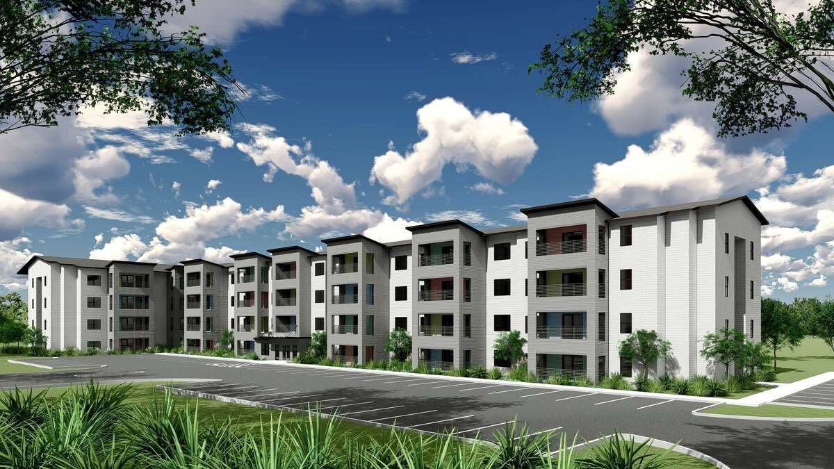 A rendering of the Avenue on 34th multifamily community in Oak Forest.