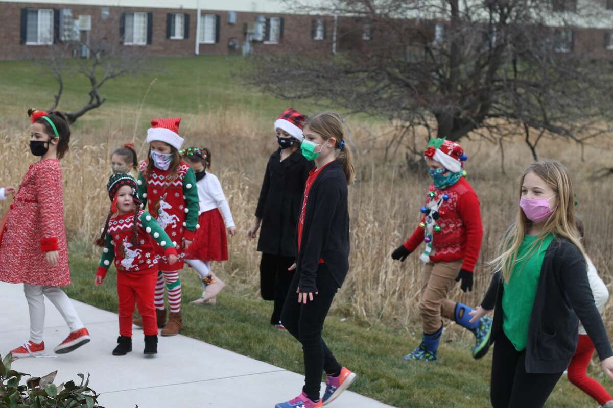 The Conservatory of Dance spread a little holiday cheer Tuesday by performing at Green Acres and the Manistee County Medical Care.