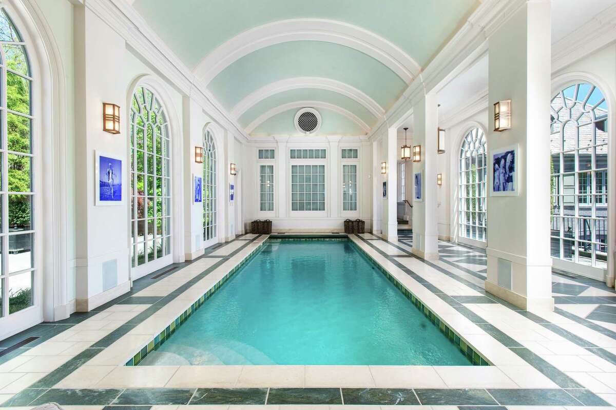 4 Cowdray Park Drive - part of the historic Conyers Farm Association - is currently on the market for $30 million. Sotheby’s International Realty represents the seller of this amenities-rich home, designed by Steven Gambrel. Among the amenities are two pools - one outside and one inside.