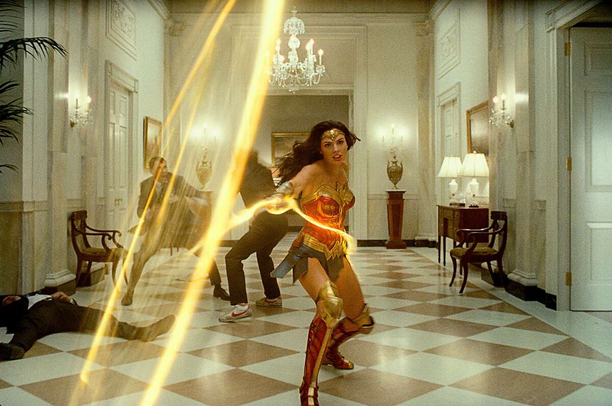 This image released by Warner Bros. Entertainment shows Gal Gadot in a scene from