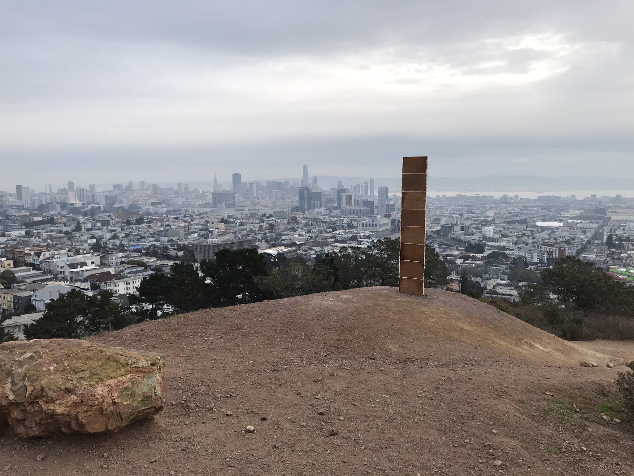 San Francisco gets its own monolith … sorta