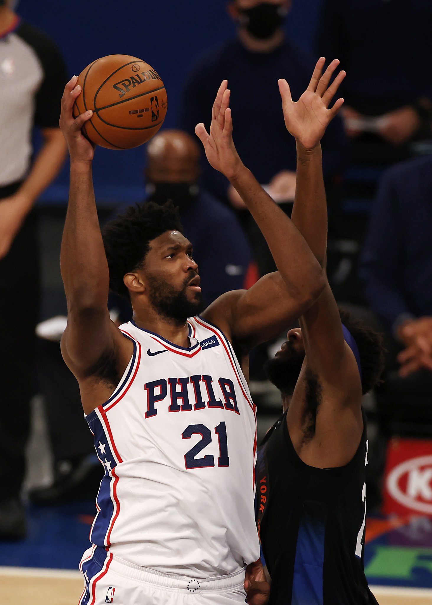 Embiid, Simmons extend dominance of Knicks as Sixers roll