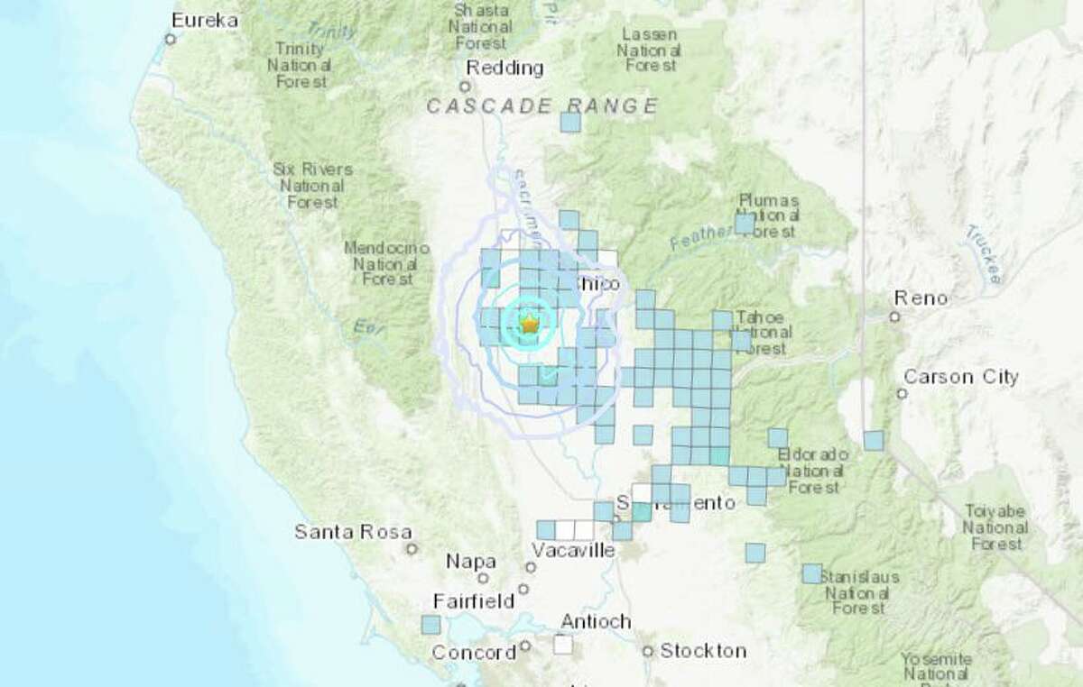 A magnitude 3.8 earthquake occurred roughly 10 miles east of Willows in Glenn County at 6:44 a.m.