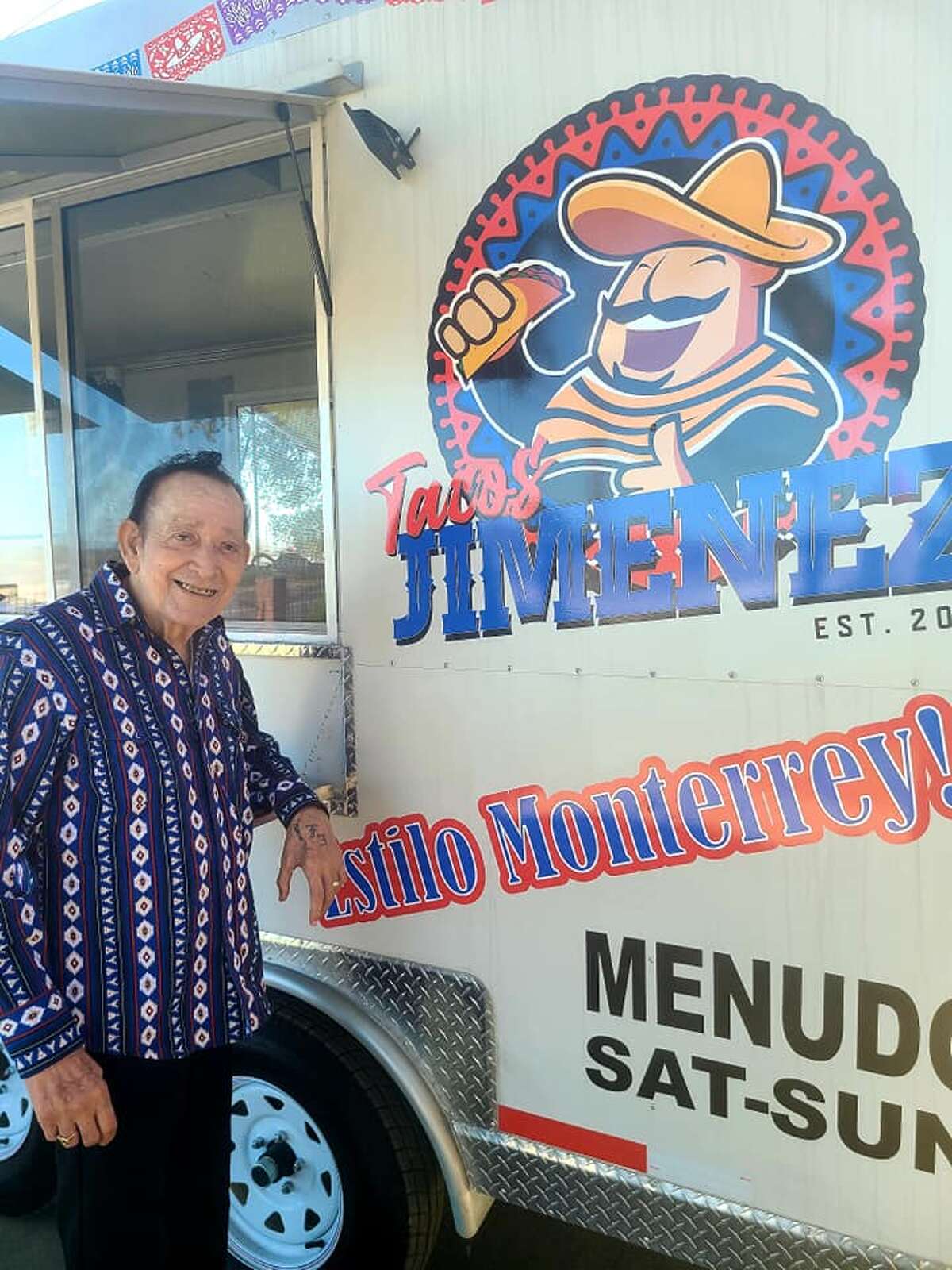 Tacos Jimenez, once owned by accordion ace Flaco Jimenez, is getting a second life thanks to his son and namesake, Leonardo Jimenez III. The younger Leonardo Jimenez said he and his wife Gilda Jimenez spent their savings to launch the mobile restaurant. Leonardo Jimenez said his parents owned a food truck about 20 years ago. His iteration Tacos Jimenez will start serving on Jan. 7.