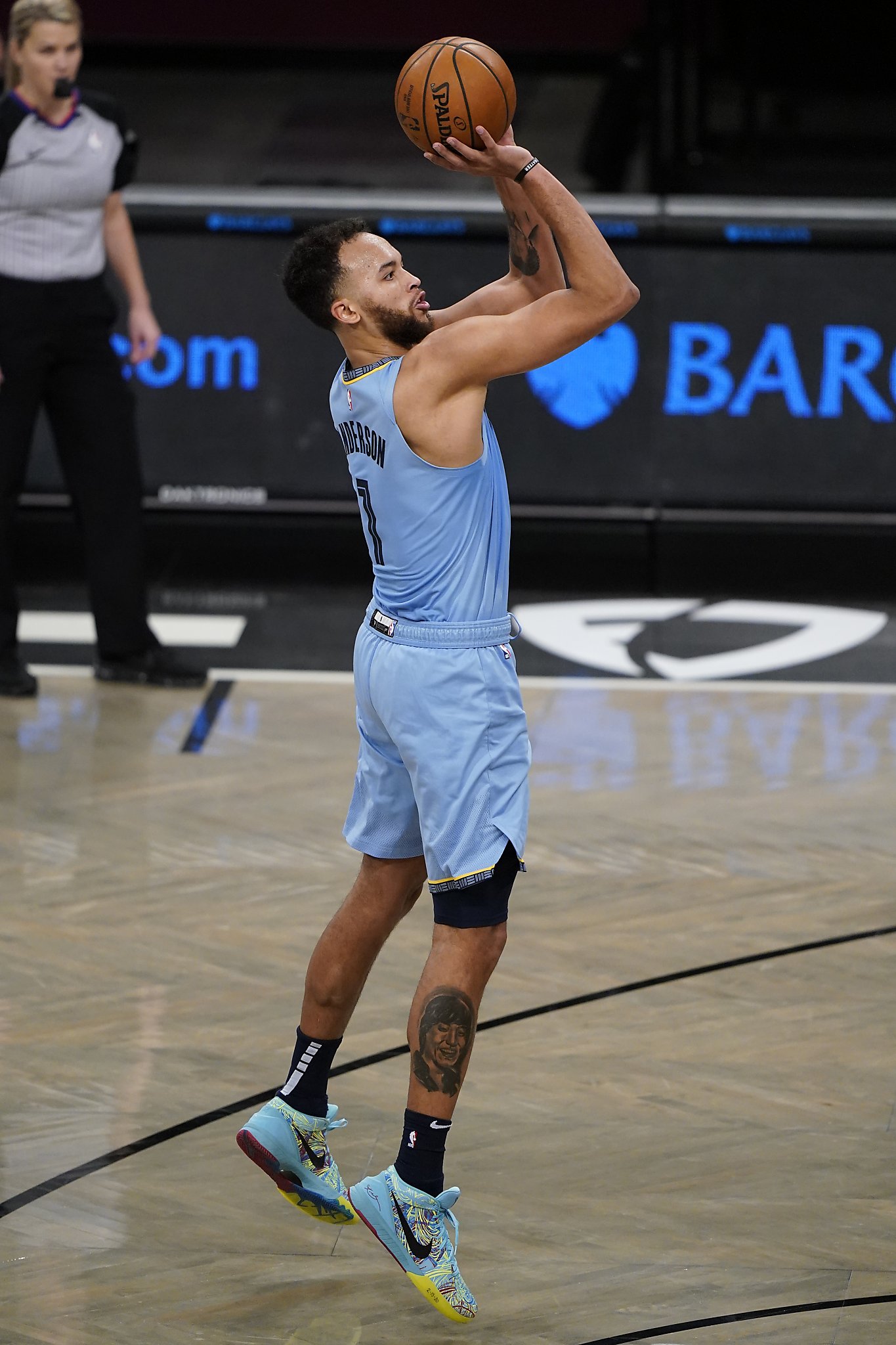 With injured Ja Morant out, Grizzlies outlast Nets for first win of season