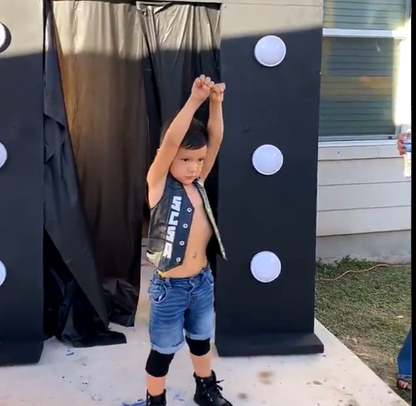 San Antonio boy goes viral for his Stone Cold Steve Austin entrance at birthday party - Vimarsana News