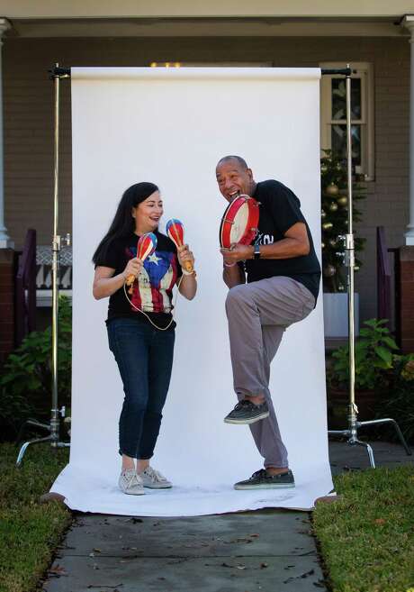 Esteban “Kuko” Miranda is a professional musician, and Marian Cabanillas is the Health Plan CEO at Unitedhealthcare Community Plan of Texas. Photo: Marie D. De Jesús, Houston Chronicle / Staff Photographer / © 2020 Houston Chronicle