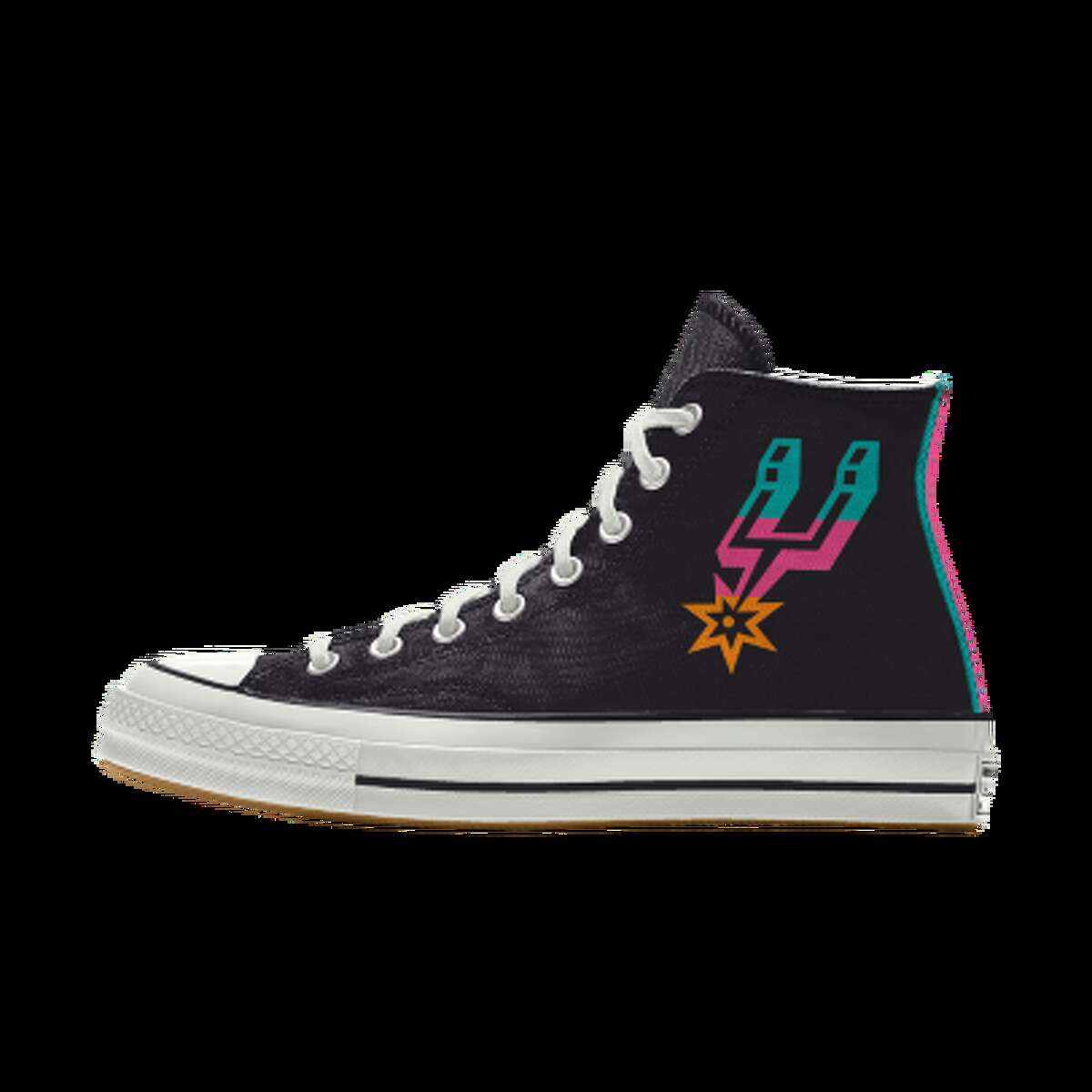 Antonio Spurs six NBA franchises with these customizable Converse