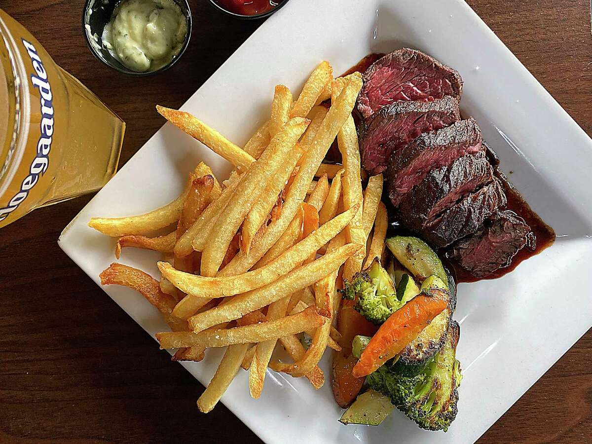The Southtown restaurant La Frite Belgian Bistro serves steak frites at lunch and dinner.