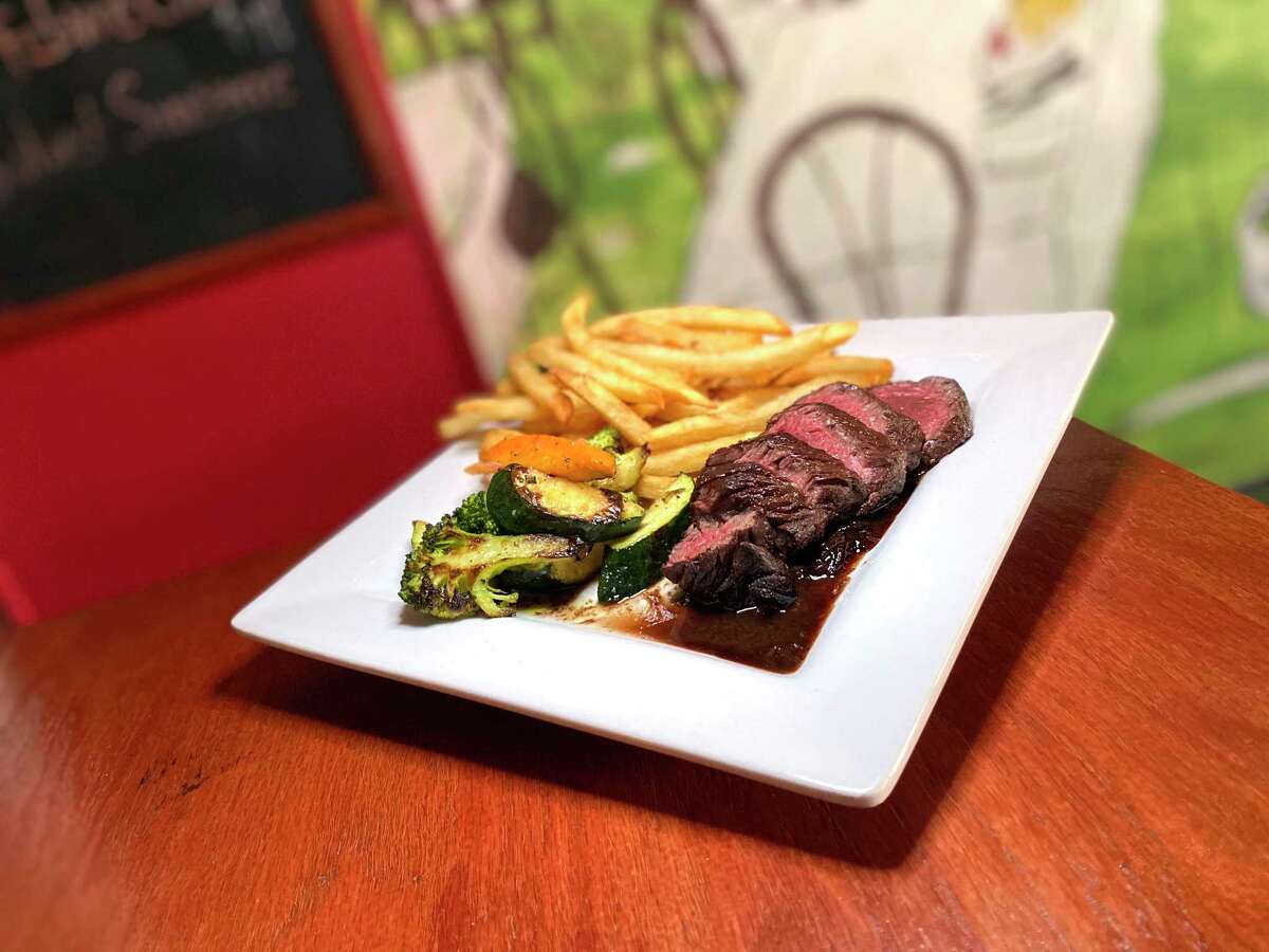 Steak frites bring together the best of fine dining and blue collar comfort food at restaurants in San Antonio. Southtown’s La Frite Belgian Bistro serves steak frites at lunch and dinner.