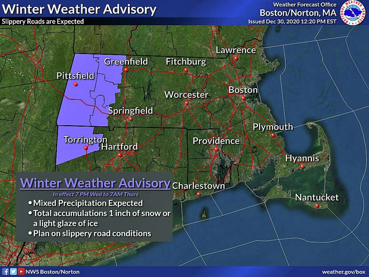 NWS: Parts Of CT Could Have Mixed Precipitation Tonight